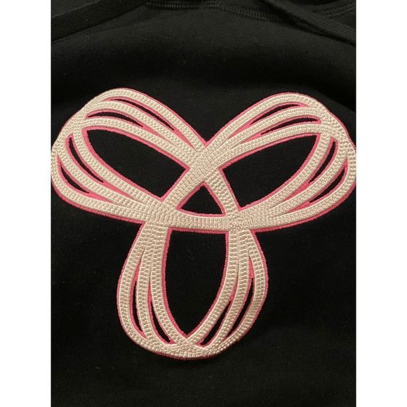 TNA Hoodie *Black with Pink and  White Embroidery* Size Small - Picture 6 of 6